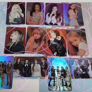 블랙핑크 블핑 크리스마스 제니 지수 리사 로제 공식 굿즈 포토카드 포카 판매합니다!