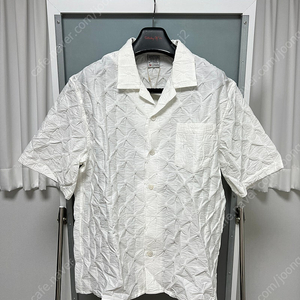 [M] STU 23SS Embroidery Bumpy Shirt White STU OFFICE