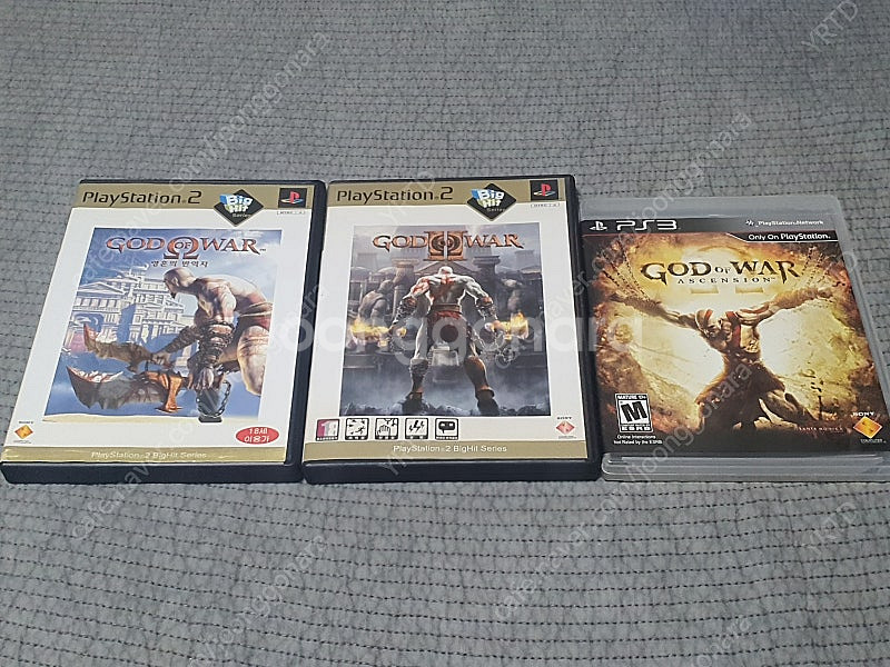 Ps2 갓 오브 워 1,2 판매합니다(+어센션)--0