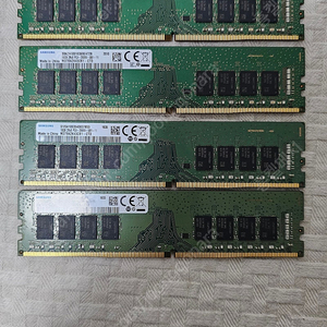 삼성램 DDR4 16GB 21300 (2666Hz) 4장 팝니다