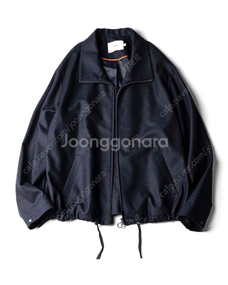 아워셀브스 울 집업 블루종 팝니다--0