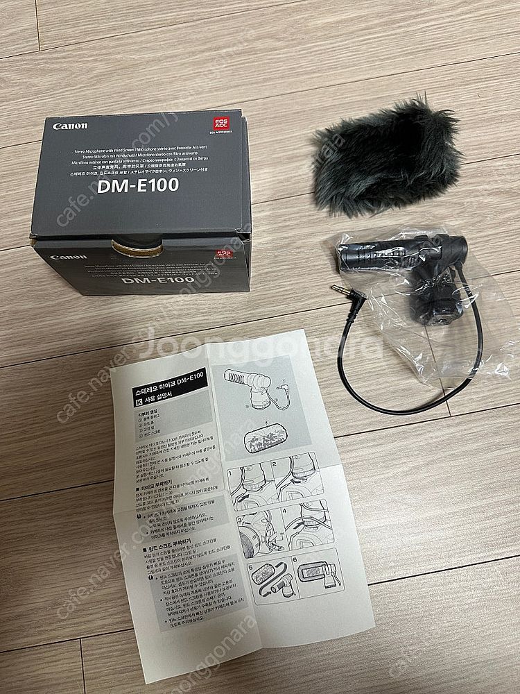 DM-E100 캐논 외장마이크 싸게 급처분--0