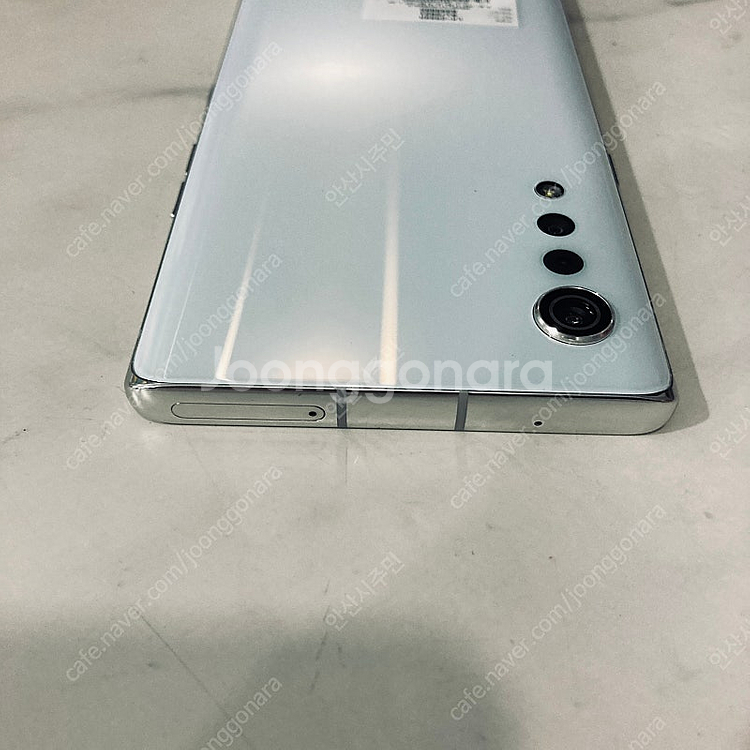 LG G9 벨벳 화이트 128기가 완전깨끗한기기 10만...--3