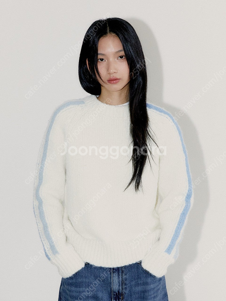 🤍[가격 내림, 더 안 내려용]오피쉬 컬러 스킴 니트 ...--2