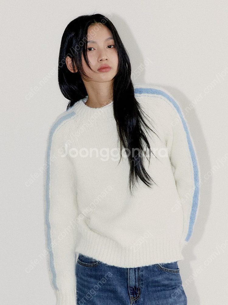 🤍[가격 내림, 더 안 내려용]오피쉬 컬러 스킴 니트 ...--3