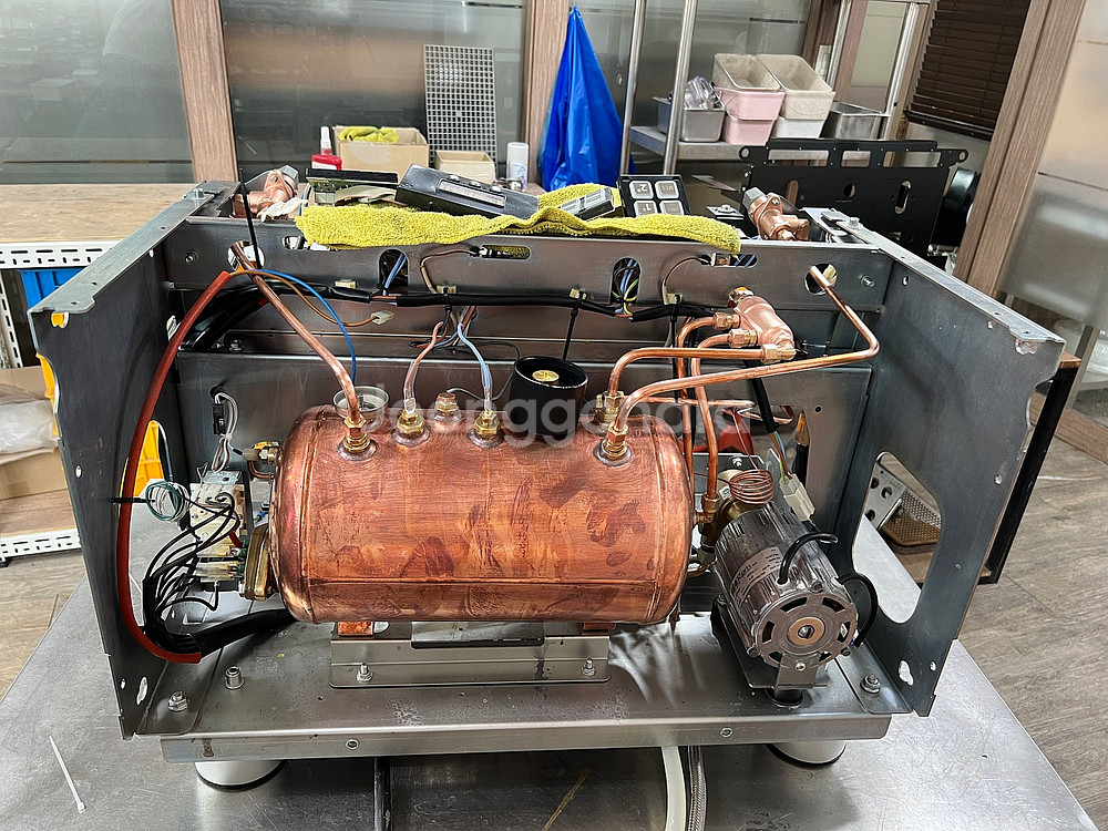 ■오버홀완료 커피머신■ 달라코르테 EVO2 2그룹 블랙 판매합니다.--1