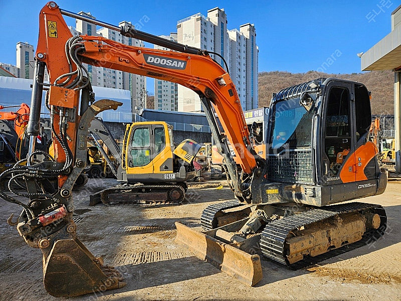 두산 DX55MT-5K 2019년식 JK회전링크 코끼리...--0