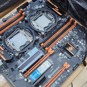 x99 메인보드 CPU 램 세트 팝니다