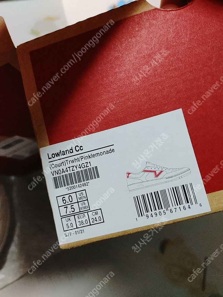 반스운동화 240 새상품 이미지