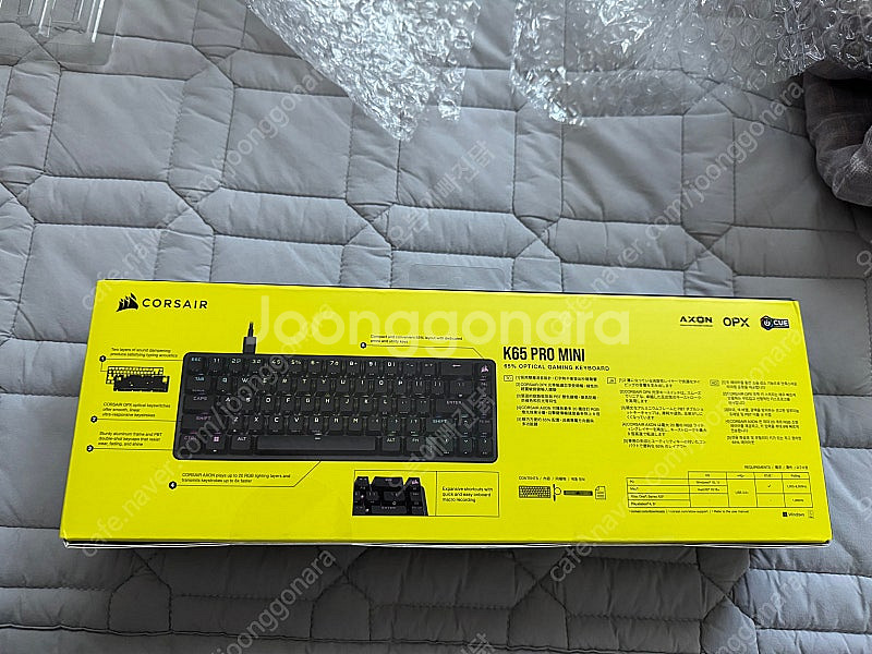 [미개봉] Corsair K65 Pro Mini 키보드--1