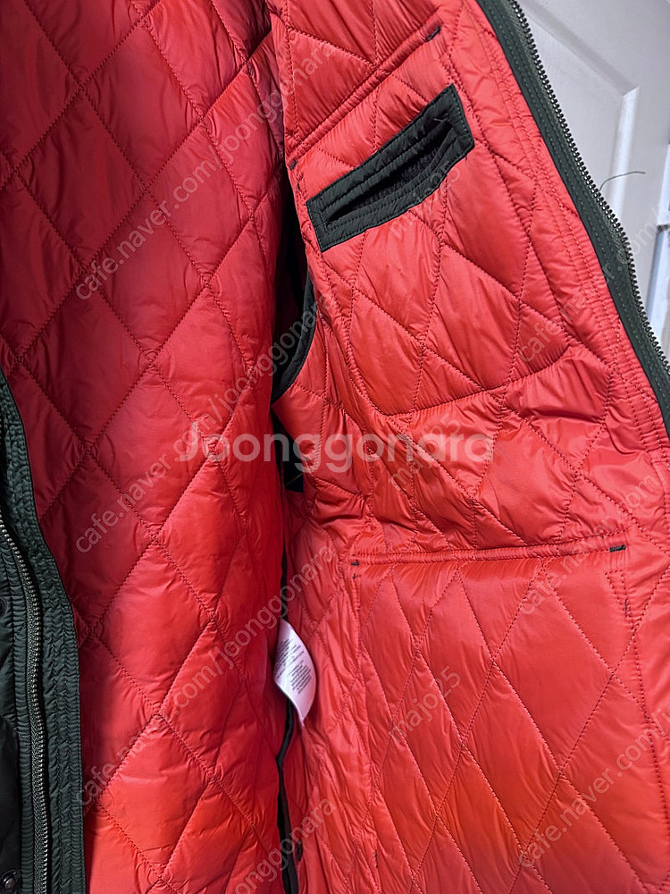 폴로 퀼팅자켓 올리브 M--2
