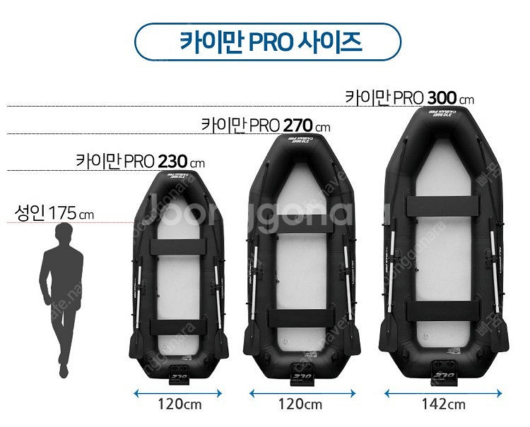 고무보트 카이만프로270 + 탑--2