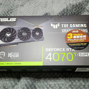 ASUS TUF GAMING RTX 4070 TI SUPER 16GB 판매합니다.