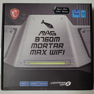 MSI MAG B760M 박격포 맥스 WIFI 팝니다(인텔 12~14세대 CPU용)