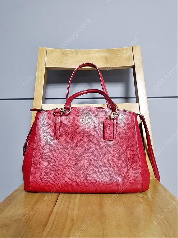 (가격인하) 코치 Coach 캐리올 레더크로스백 레드 ...--0