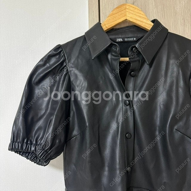 Zara 자라 가죽미니원피스 S--1