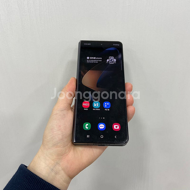 58386 갤럭시Z폴드4 256기가 블랙 공기계 팝니다...--2