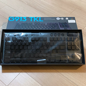 로지텍G G913 TKL 클릭키 키보드 (로지텍 GPRO 유선 마우스 포함)