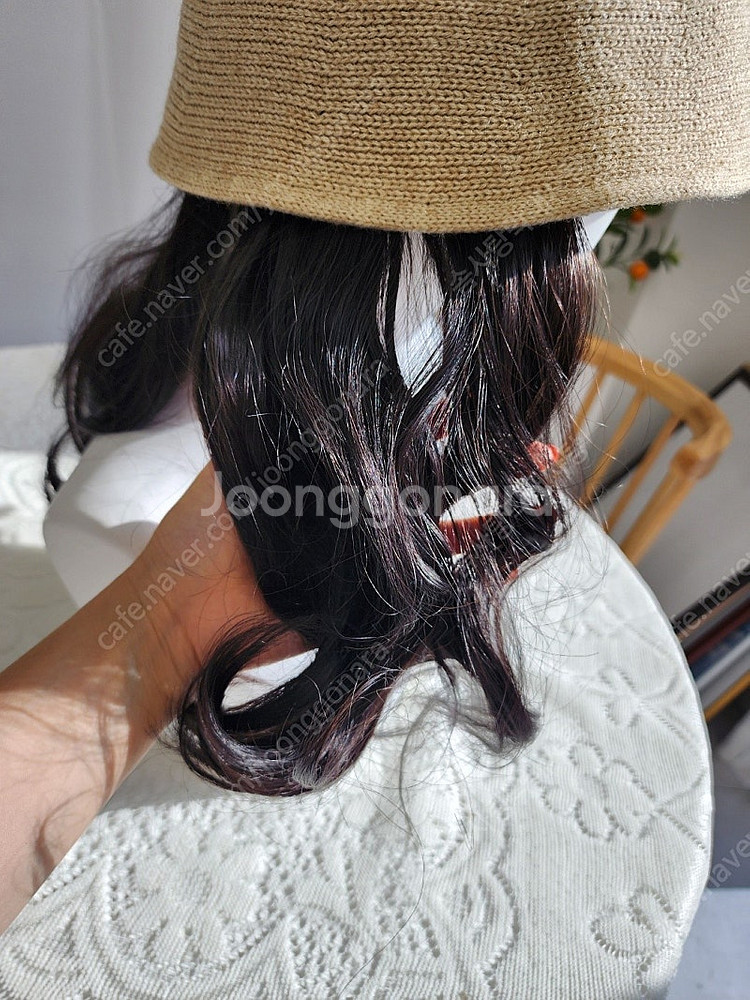 여성가발 정수리 부분가발 항암가발 항암모자 가발모자--3