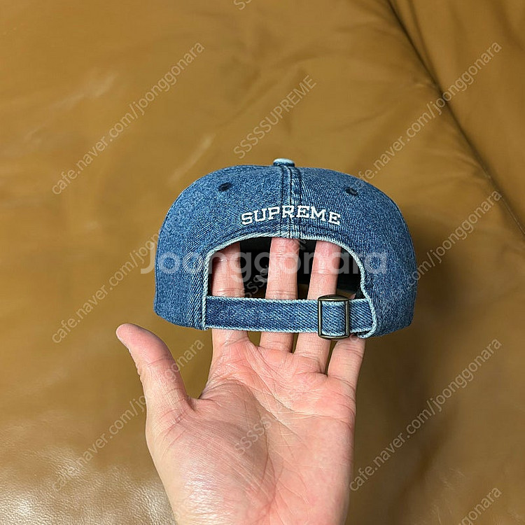 Supreme 슈프림 쥬라기 워시드 데님 6패널 볼캡 ...--3