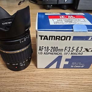 캐논용 탐론 18-200 AF18-200 3.5-6.3 XR Di II 팝니다.