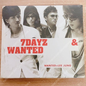 원티드(Wanted) 2집 - 7dayz and Wanted (미개봉)