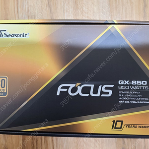 시소닉 NEW FOCUS GOLD GX-850 Full Modular ATX 3.0 판매합니다