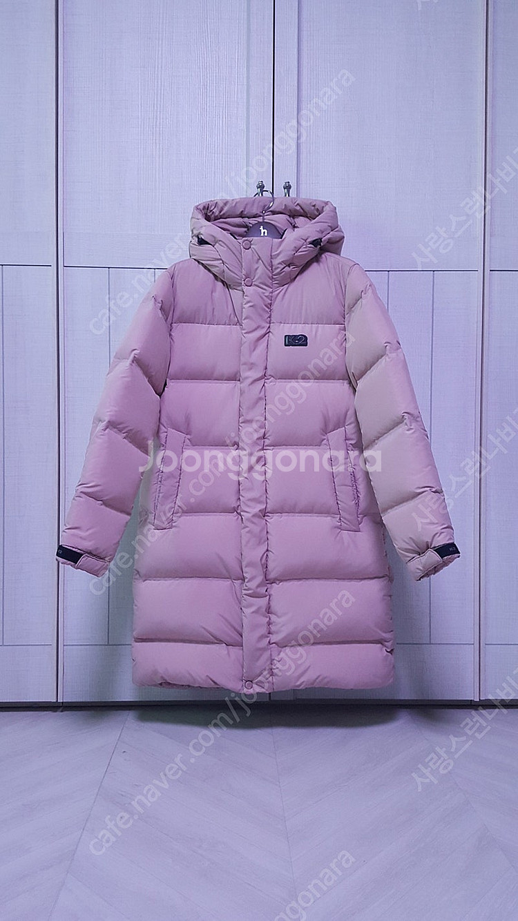k2 85(S) 구스 패딩 롱패딩 핑크 키 150 15...--0
