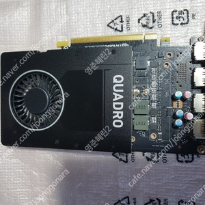 엔비디아 쿼드로 P2200 ( QUADRO P2200 ) 카드 5G 판매합니다