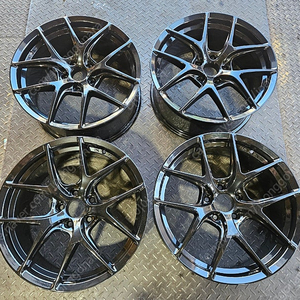 18인치 BBS F1 st 유광블랙 중고휠 1대분 PCD112