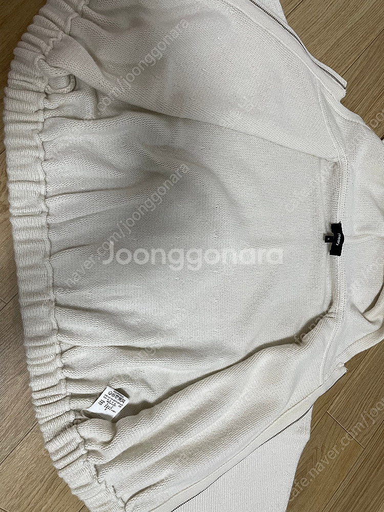 띠어리 캐시미어 후드 가디건--4