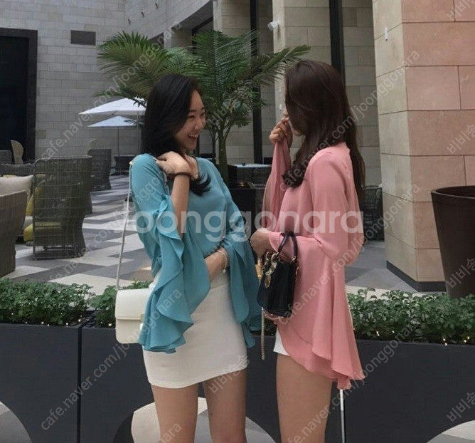 [새옷] 청순 섹시 쉬폰 블라우스 마드모아젤--3