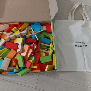 토도리브로 원목 영재 도미노 200PCS