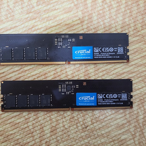 마이크론 Crucial DDR5-5600 CL46 16Gb 2개