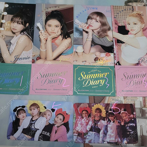 블랙핑크 블핑 2021 썸머다이어리 썸다 제니 지수 리사 로제 공식 특전 포토카드 포카 티켓 포토 티켓 판매합니다!