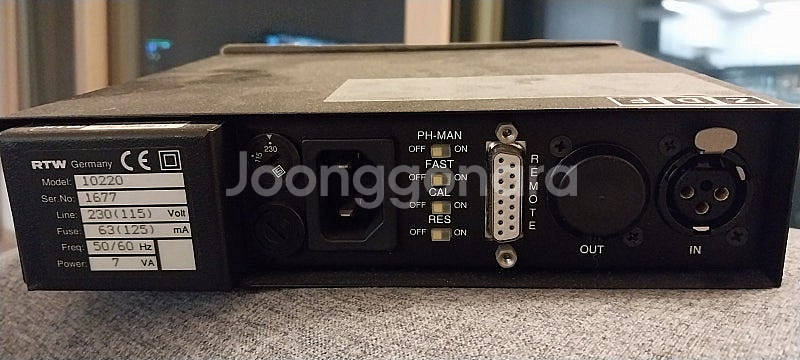 독일 RTW 11528G AES/EBU 디지털 레벨메터--2