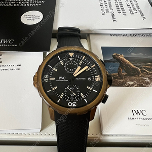 IWC 아쿠아타이머 찰스다윈 에디션