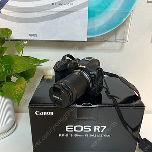 캐논 dslr 카메라 EOS R7 RF-S 18-150mm 렌즈 KIT