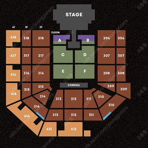 태양 콘서트 토요일 C구역 B열 2연석