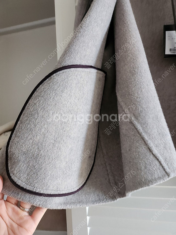 타임 핸드메이드 벨트 자켓--5