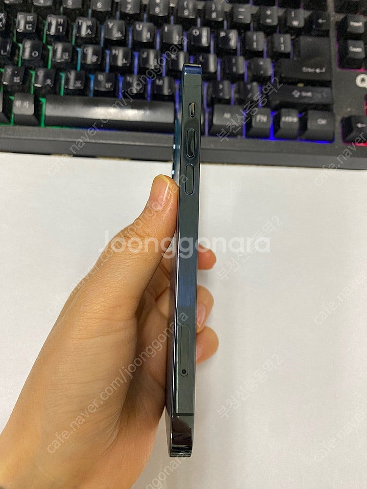 198076 아이폰12프로 블루 SSS급 512GB 배...--4