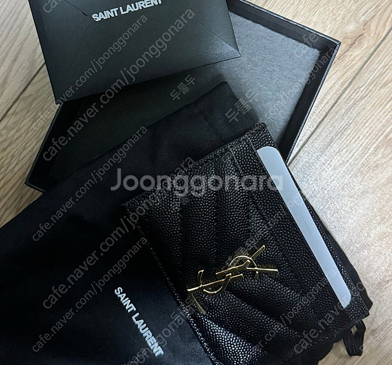 입생로랑카드지갑--0