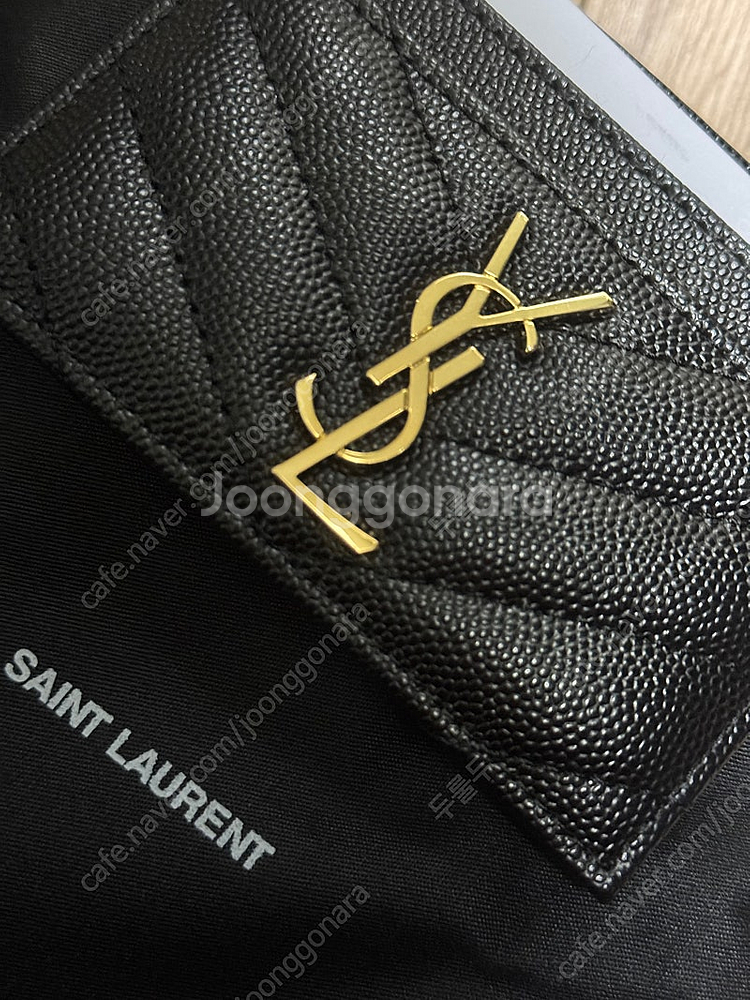 입생로랑카드지갑--1