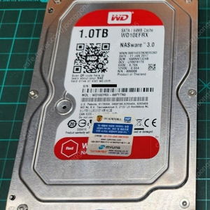 나스용 HDD WD10EFRX 1TB