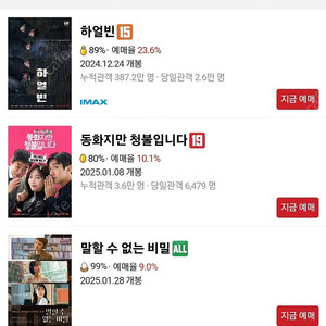 CGV 특별관 12,000원 (IMAX, ScreenX, 4DX)