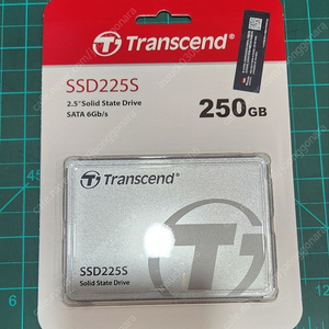 [미개봉] SSD 6.4cm(2.5형) [트랜센드] SSD225S SATA [250GB TLC] 33,000원