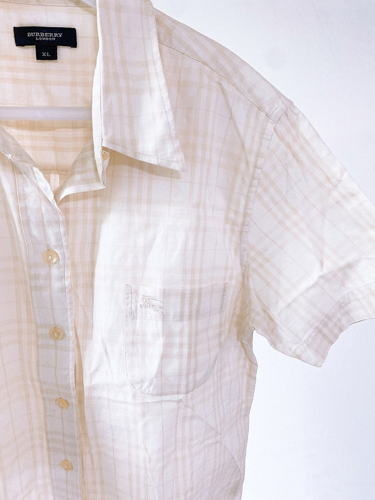 (XL)버버리여자체크반팔셔츠 이미지