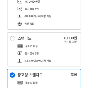 넷플릭스 12개월 계정 단독사용 1년 스탠다드 광고형 (프리미엄X)