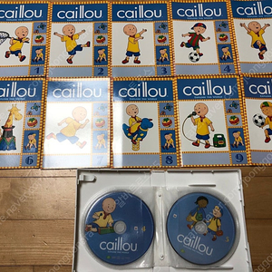 [가격내림] 까이유 Caillou [Explore the World] DVD 10장. CD 10장. 대본 (1만 5천원, 우체국 착불)