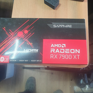라데온 Sapphire RX 7900 XT 택배포함80만원.